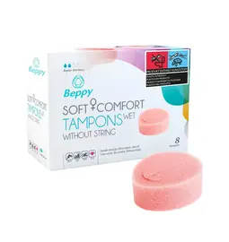 Menstruační kalíšky Intimfitness - Beppy Wet anatomický pěnový tampon 8 ks