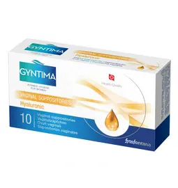 Intimní hygiena - Gyntima vaginální čípky Hyaluronic 10 ks