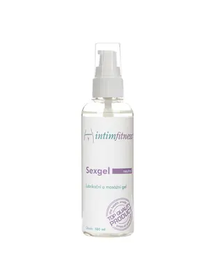 Lubrikační gely Intimfitness - INTIMFITNESS SEXGEL LUBRIKAČNÍ GEL NEUTRAL 100 ML - if002