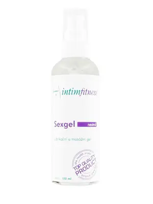 Lubrikační gely Intimfitness - Intimfitness Sexgel lubrikační gel neutral 100 ml - if002