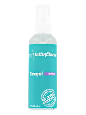 Lubrikační gely Intimfitness - Intimfitness Sexgel Premium silikonový lubrikační olej 100 ml - if003