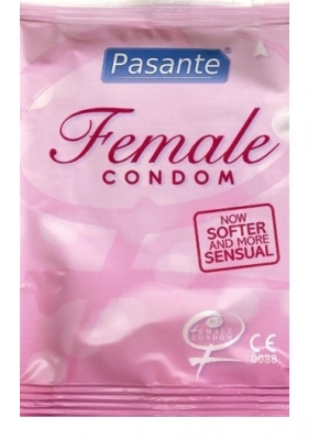 Ženské kondomy a pesary - Pasante Female kondom bez latexu 1 ks - pasanteFemaleBezlatexu-1ks