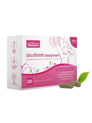 Intimní hygiena - DecoFemm Beauty Breast 120 kapslí doplněk stravy - 8595630010052