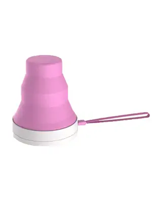 Péče o intimní pomůcky - IntimFitness UVC LED sterilizátor na menstruační kalíšky skládací růžový - if015