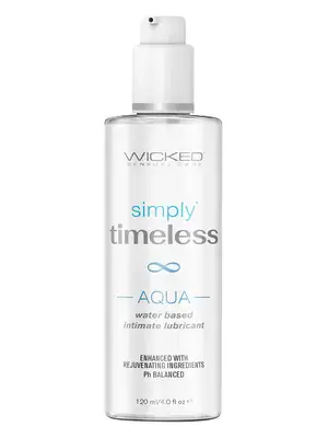 Lubrikační gely Intimfitness - WICKED Simply Timeless Aqua lubrikační gel 120 ml - v252365