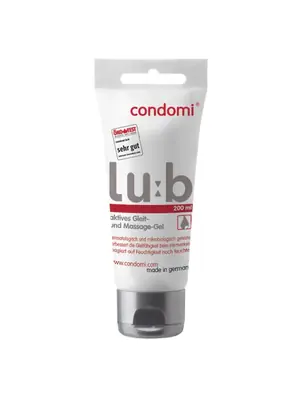 Lubrikační gely Intimfitness - CONDOMI Lu:b lubrikační gel 200 ml - sr300000091076