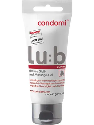 Lubrikační gely Intimfitness - CONDOMI Lu:b lubrikační gel 200 ml - sr300000091076