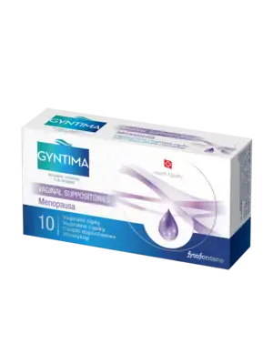 Intimní hygiena - Gyntima vaginální čípky Menopausa 10 ks - hph3864866
