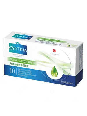 Intimní hygiena - Gyntima vaginální čípky Probiotica FORTE 10 ks - hph3842359